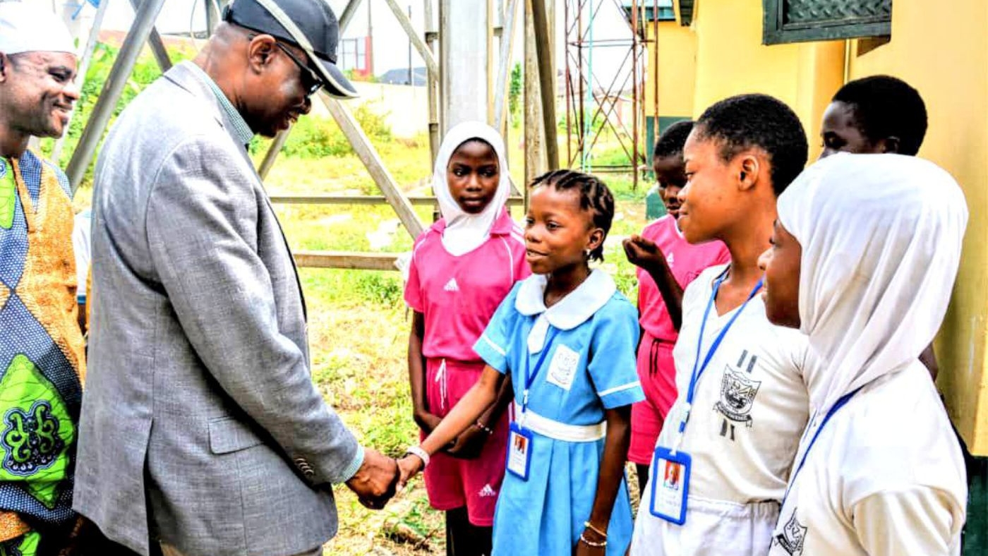 LASUBEB Chairman Inspects Langbasa Nursery and Primary School.