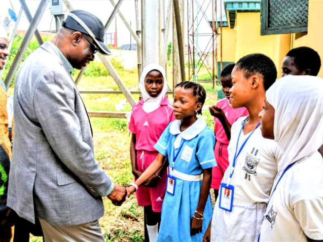 LASUBEB Chairman Inspects Langbasa Nursery and Primary School.