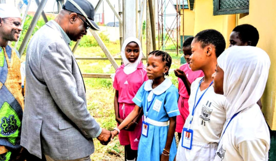 LASUBEB Chairman Inspects Langbasa Nursery and Primary School.